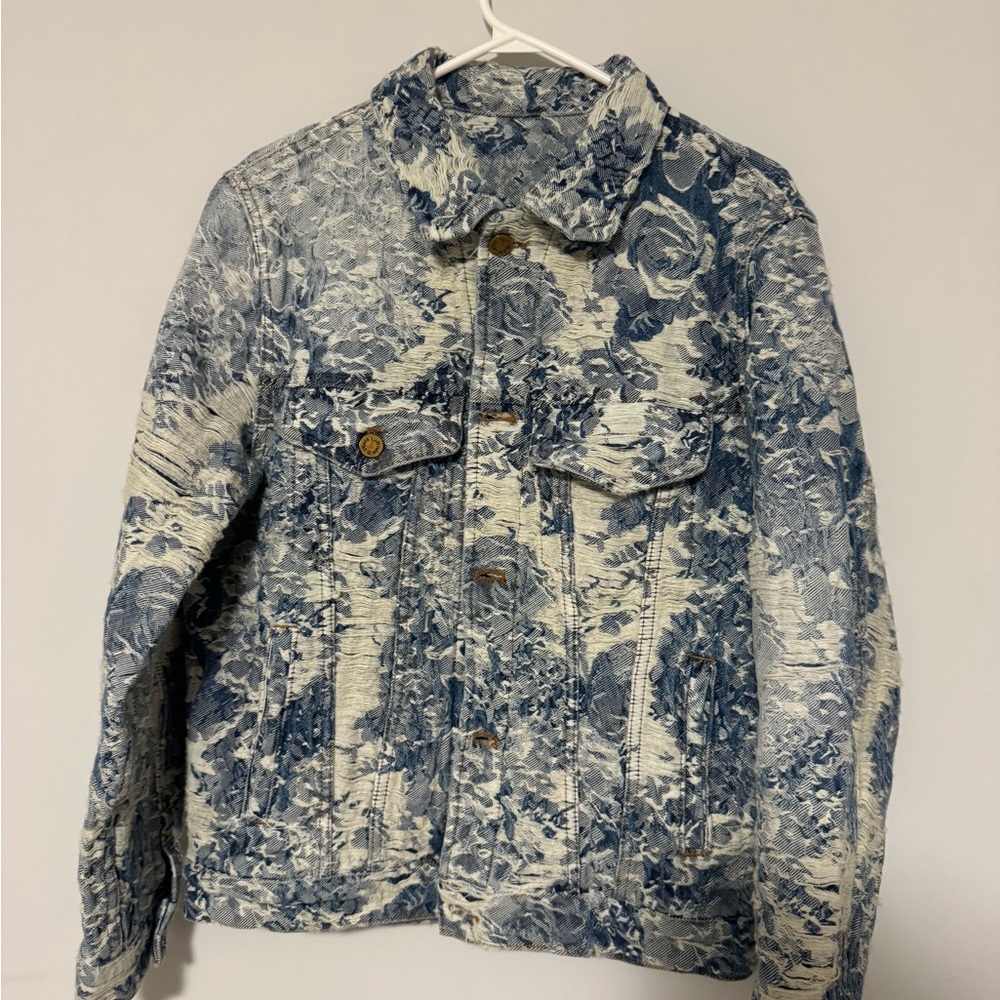 Louis Vuitton Floral Denim Jacket